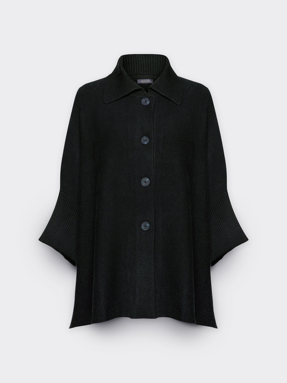 Knitted cape