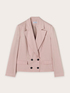 Zweireihige Jacke aus Polyviskose image number 4
