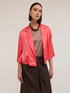 Stretch satin deconstructed jacket image number 2