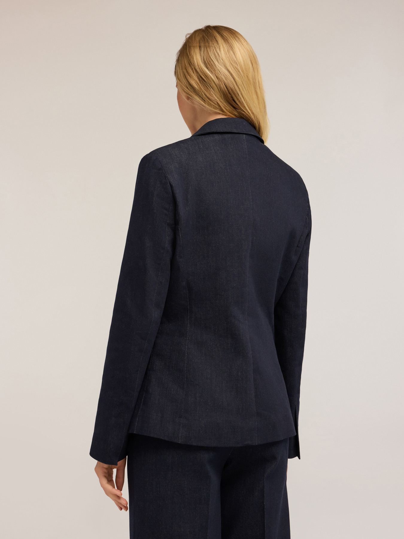 Giacca blazer in denim image number 1