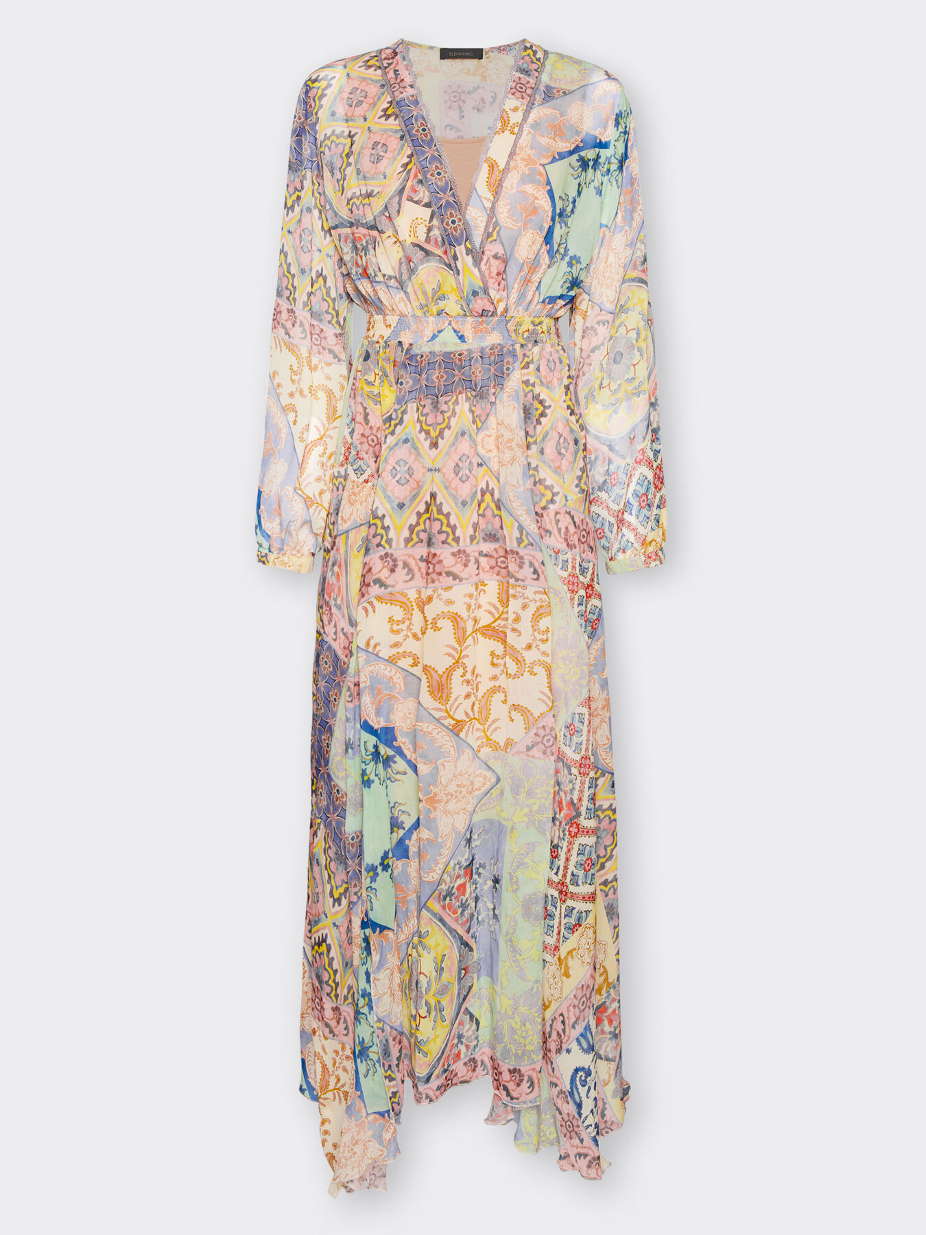 Printed long dress image number 4