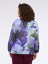 Floral print viscose blouse image number 1
