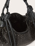 Hobo bag con decorazione di pietre image number 4