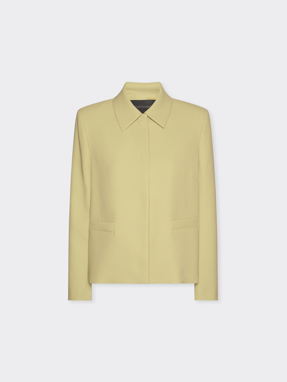 Chaqueta en tejido crep&eacute;