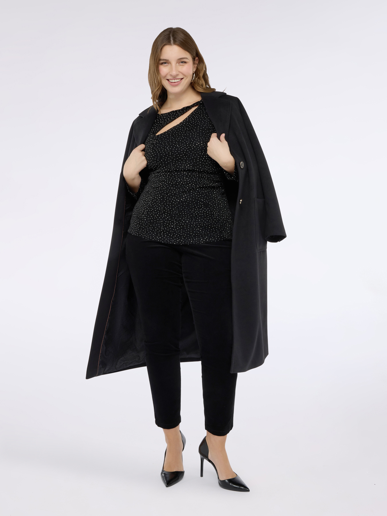 T-Shirt aus Jersey mit Strass image number 1