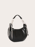 Hobo bag with jewelry pendants image number 2
