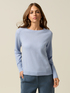 Maglia girocollo in puro cashmere image number 0