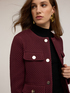 Quilted scuba jacket image number 3