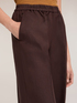 Pantaloni cropped din amestec de in image number 2