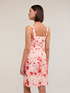 Bustier-Kleid mit Chiné-Muster image number 1