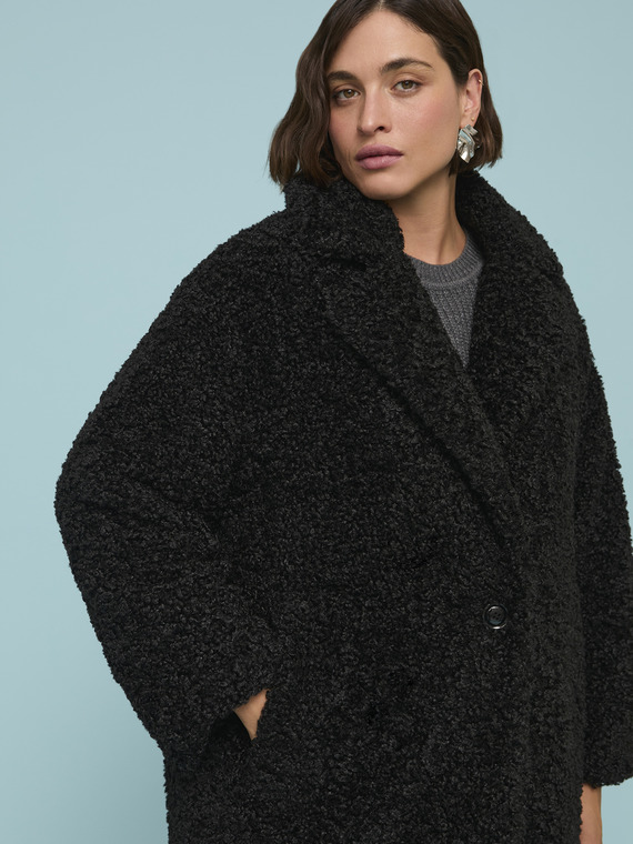 Abrigo teddy largo