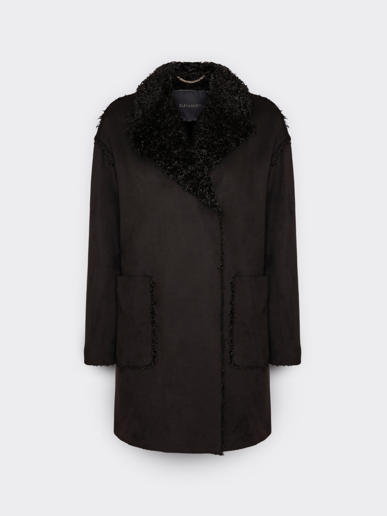 Cappotto in tessuto morbido con tasche image number 4