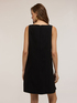 Vestito regular con cut-out in crepe image number 1