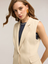 Yarn-dyed striped fabric vest image number 3