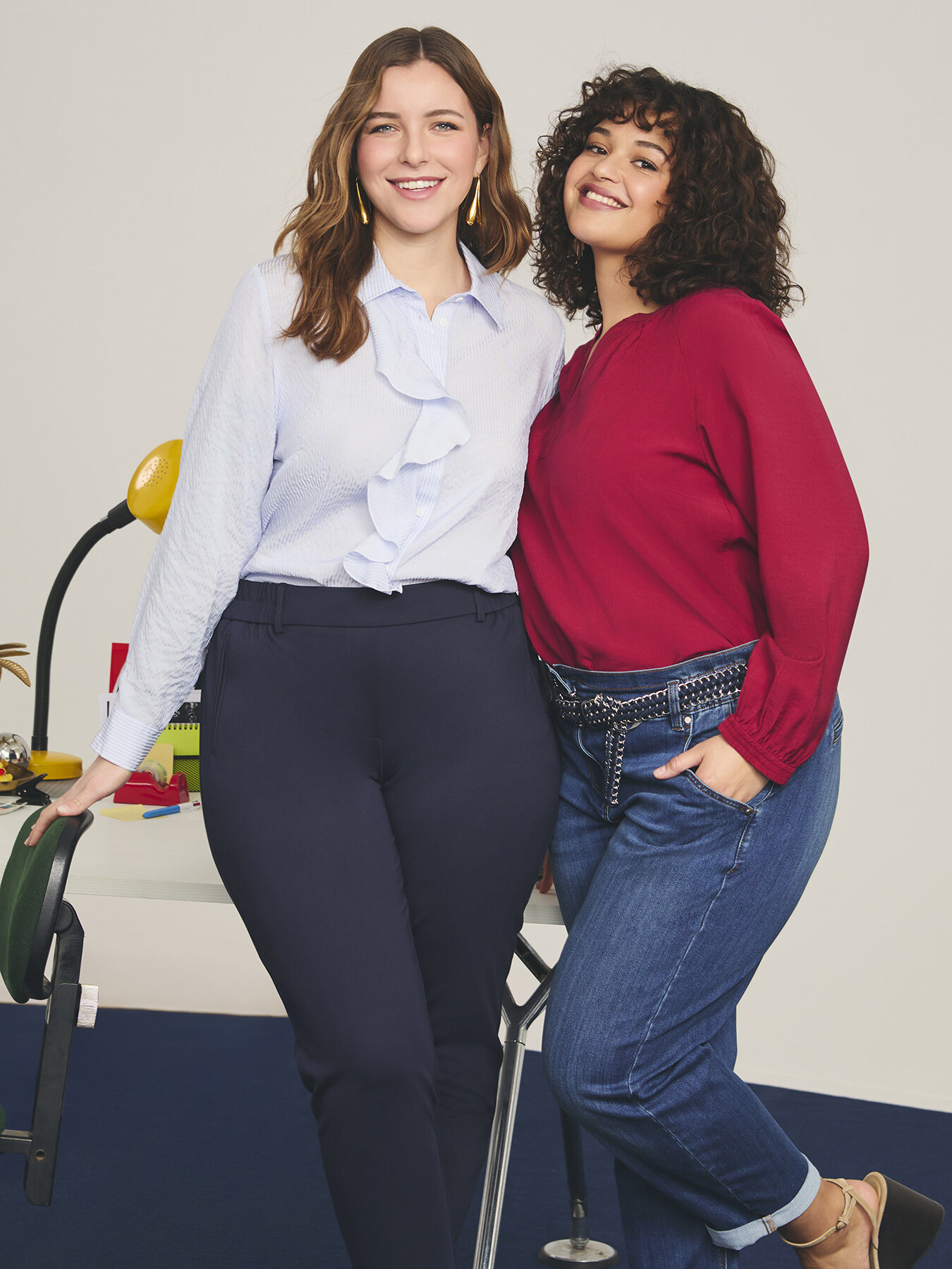 Shirt with ruffles and flower image number 4