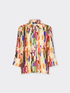 Printed viscose shirt image number 4