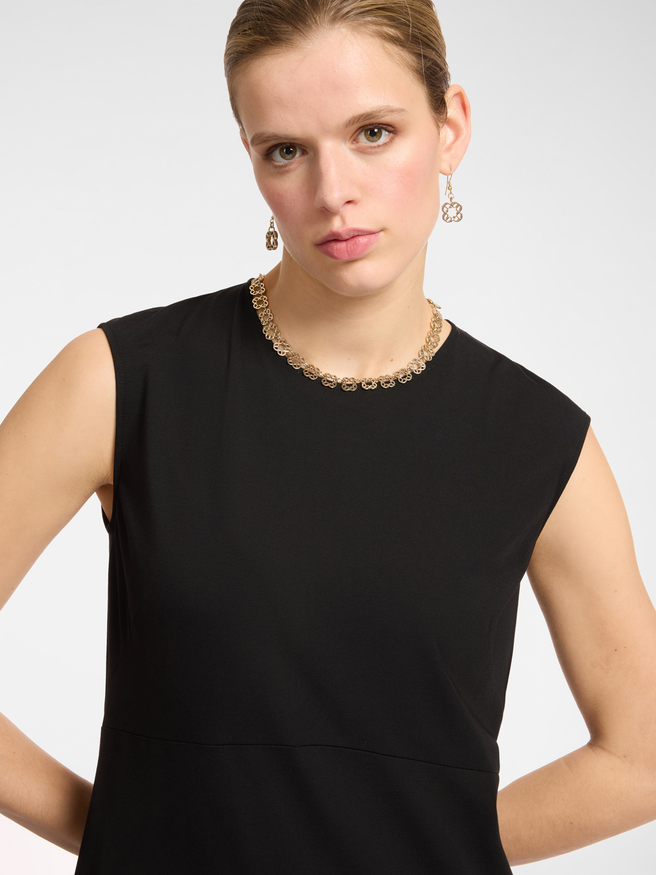 Robe mi-longue en jersey image number 2