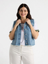 Gilet in denim image number 2