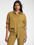 Linen blend shirt with sash image number 0
