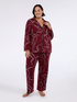 Pajama set with chain print in cotton jersey image number 0