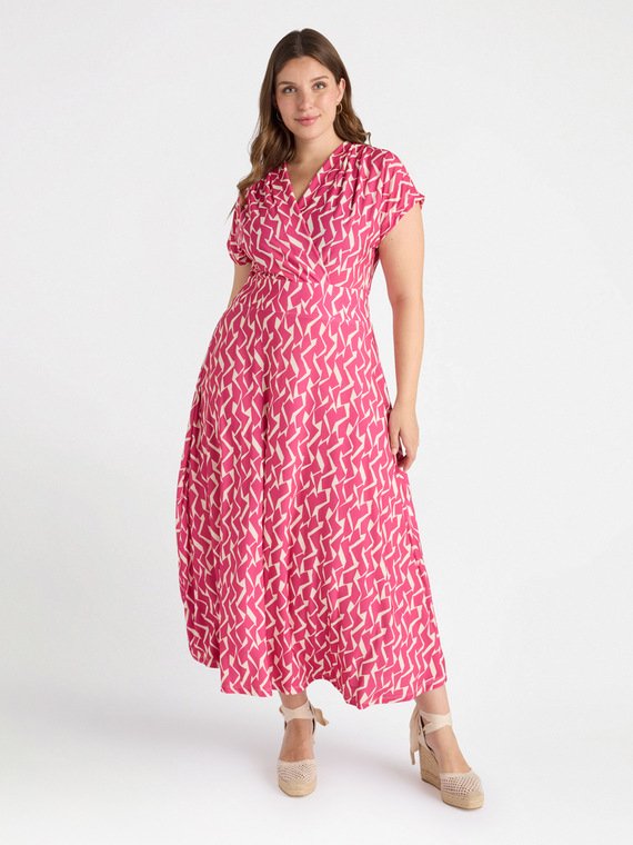 Robe longue imprimée