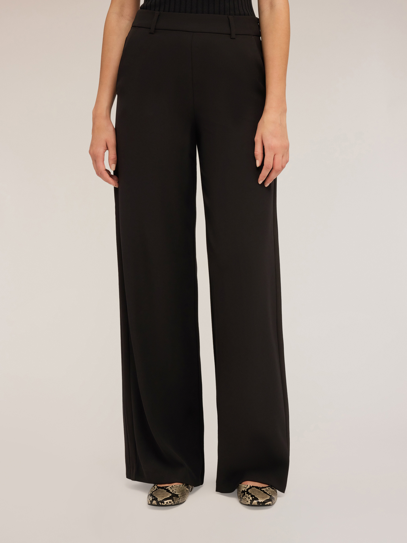 Palazzo-Hose mit seitlichem Streifen image number 0