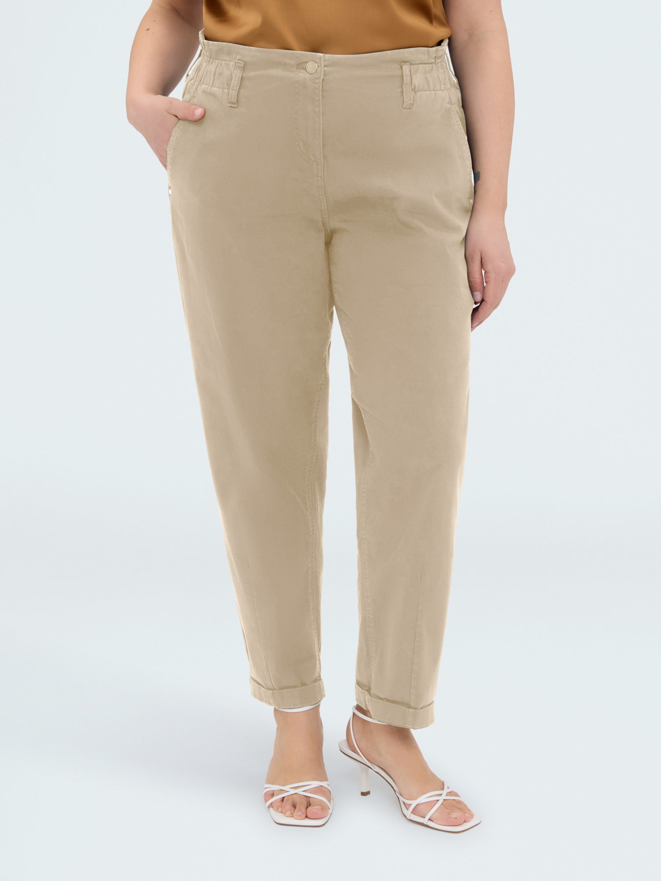 Pantaloni Balloon in cotone image number 2