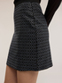 Mini skirt with geometric rhinestone application image number 3