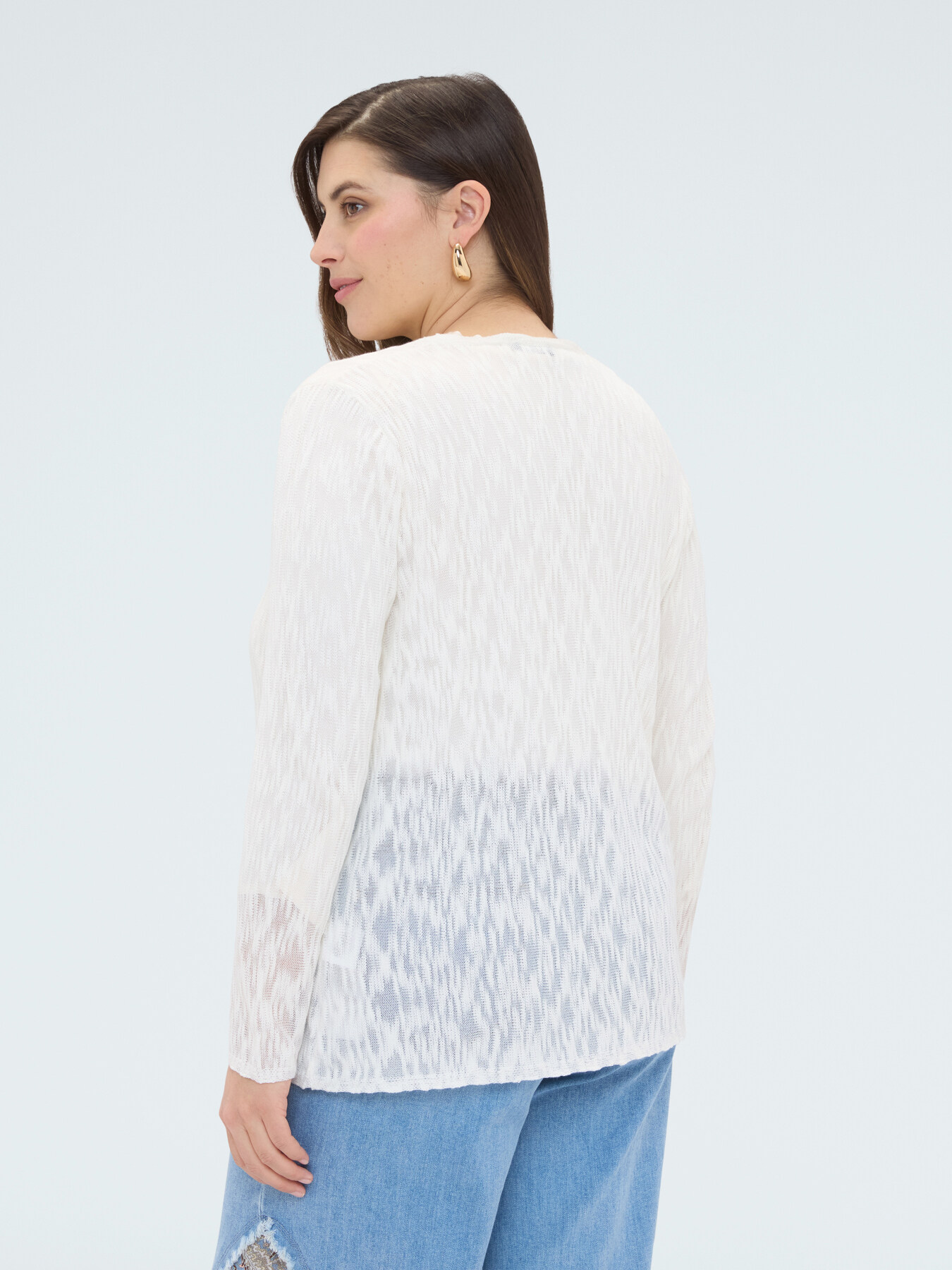 Cardigan leggero chiusura con laccetto image number 1