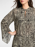 Blusa lunga stampata in viscosa image number 3