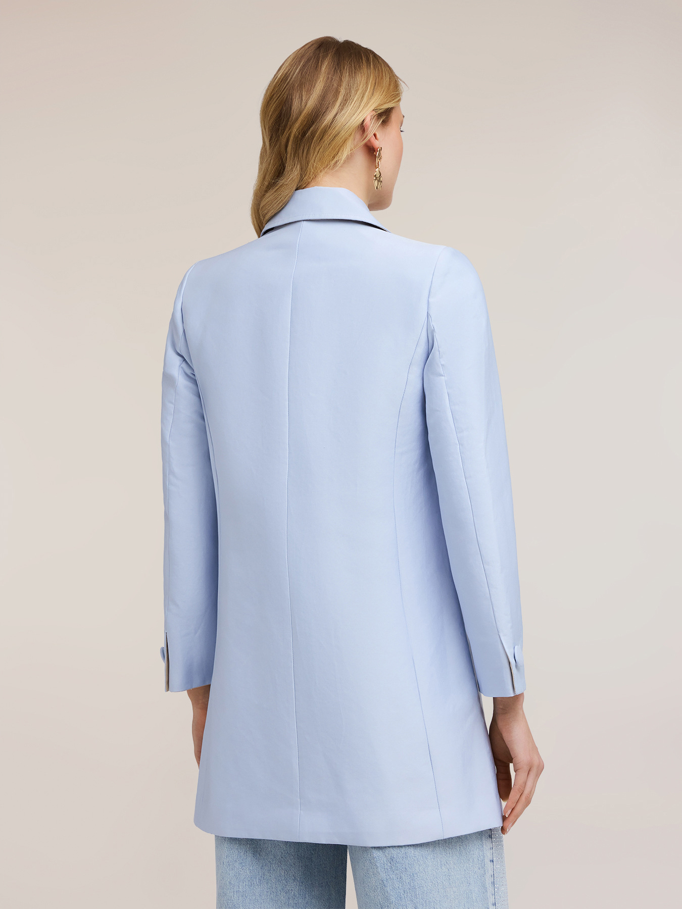 Cotton satin coat image number 1