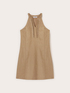 Vestito linea ad A misto lino image number 4
