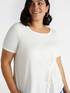 T-shirt con arricciatura image number 3