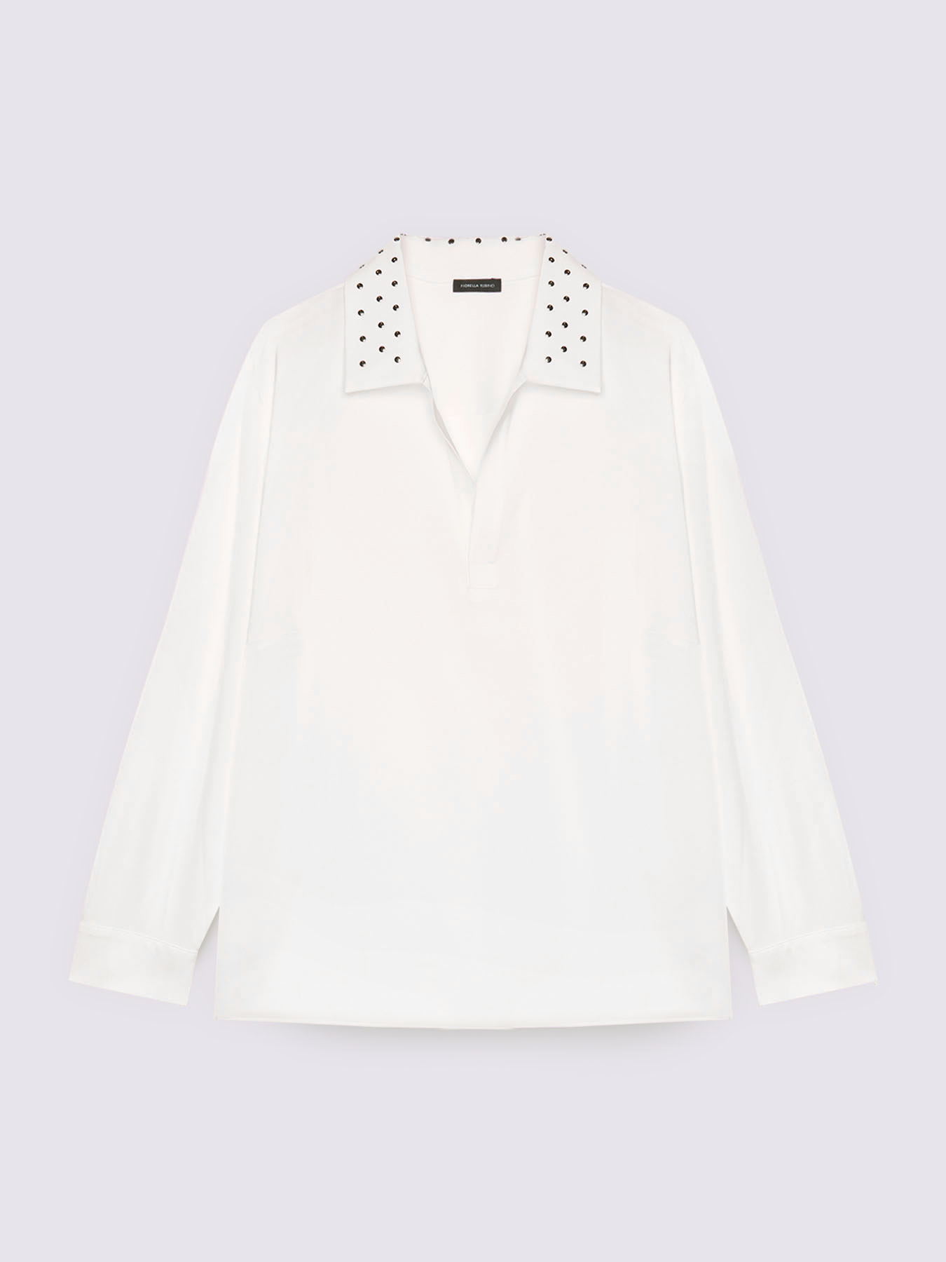 Camisa cuello polo con tachuelas image number 4
