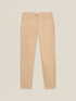 Skinny cotton blend trousers image number 4