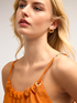 Flowing top with eyelets image number 0