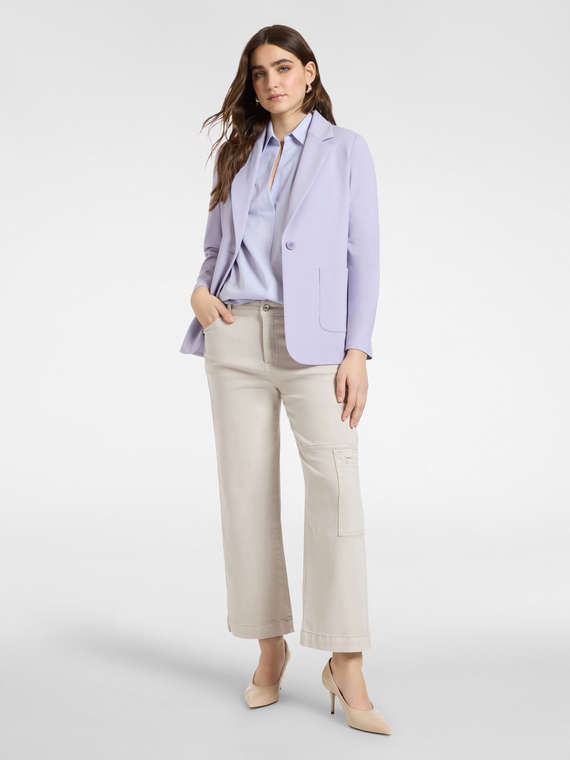 Cargo pants in stretch bull