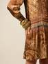 Short patterned viscose dress image number 2