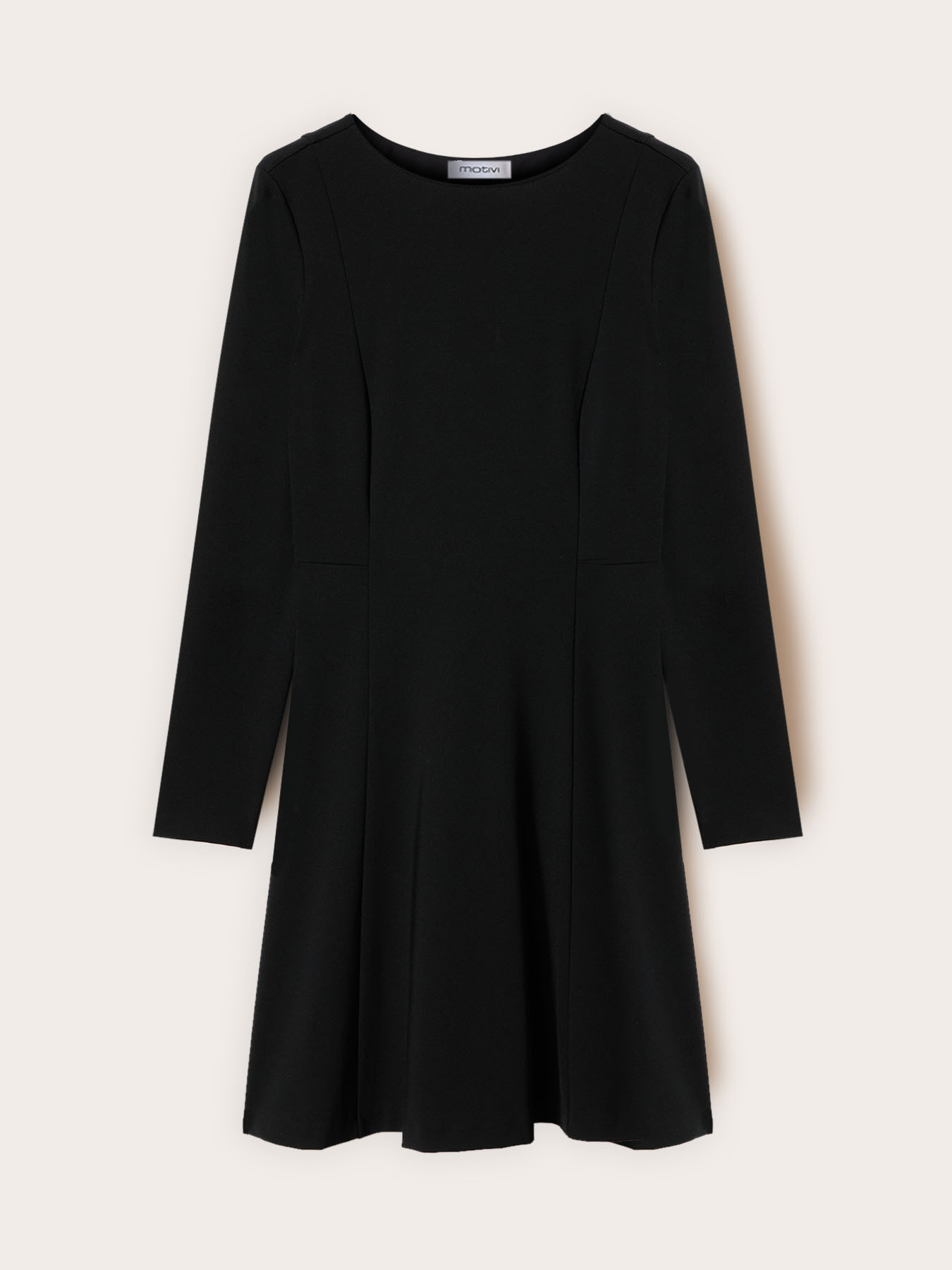 Vestito flare in punto milano image number 4