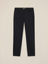 Skinny cotton blend trousers image number 4