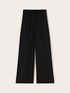 Pantalon palazzo en polyester viscose image number 4