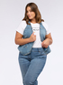Gilet denim con applicazioni luminose image number 6