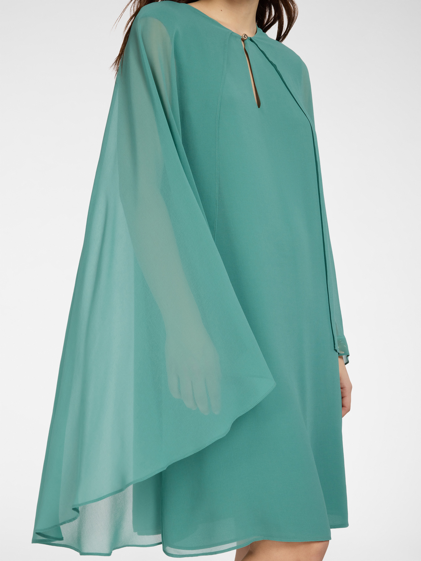 Abito layered in georgette image number 3