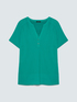 T-Shirt aus Lyocell-Mischung mit Kn&ouml;pfen image number 5