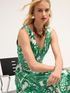 Vestito satin fantasia paisley image number 3