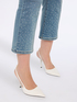 Kick flare jeans with faded rhinestone effect image number 3