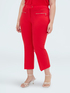 Kick-Flare-Hose aus leichter Baumwolle image number 0