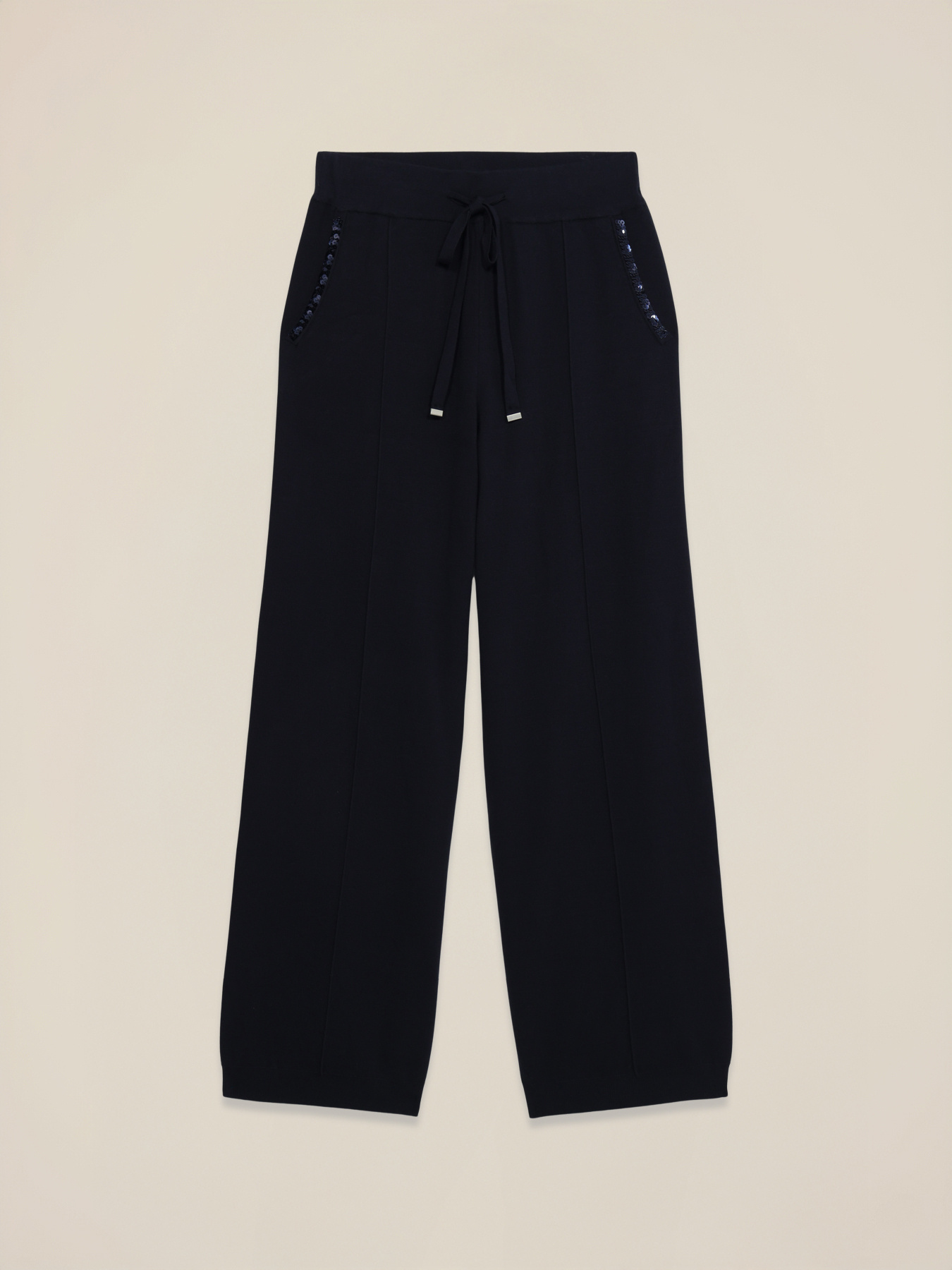 Pantaloni joggers in maglia image number 4