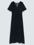 DREAM georgette dress with V-neckline image number 4