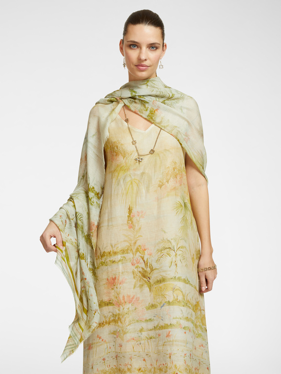 Printed modal stole